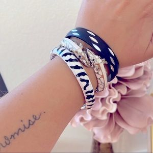 Giraffe Zebra Print Bracelet Bundle